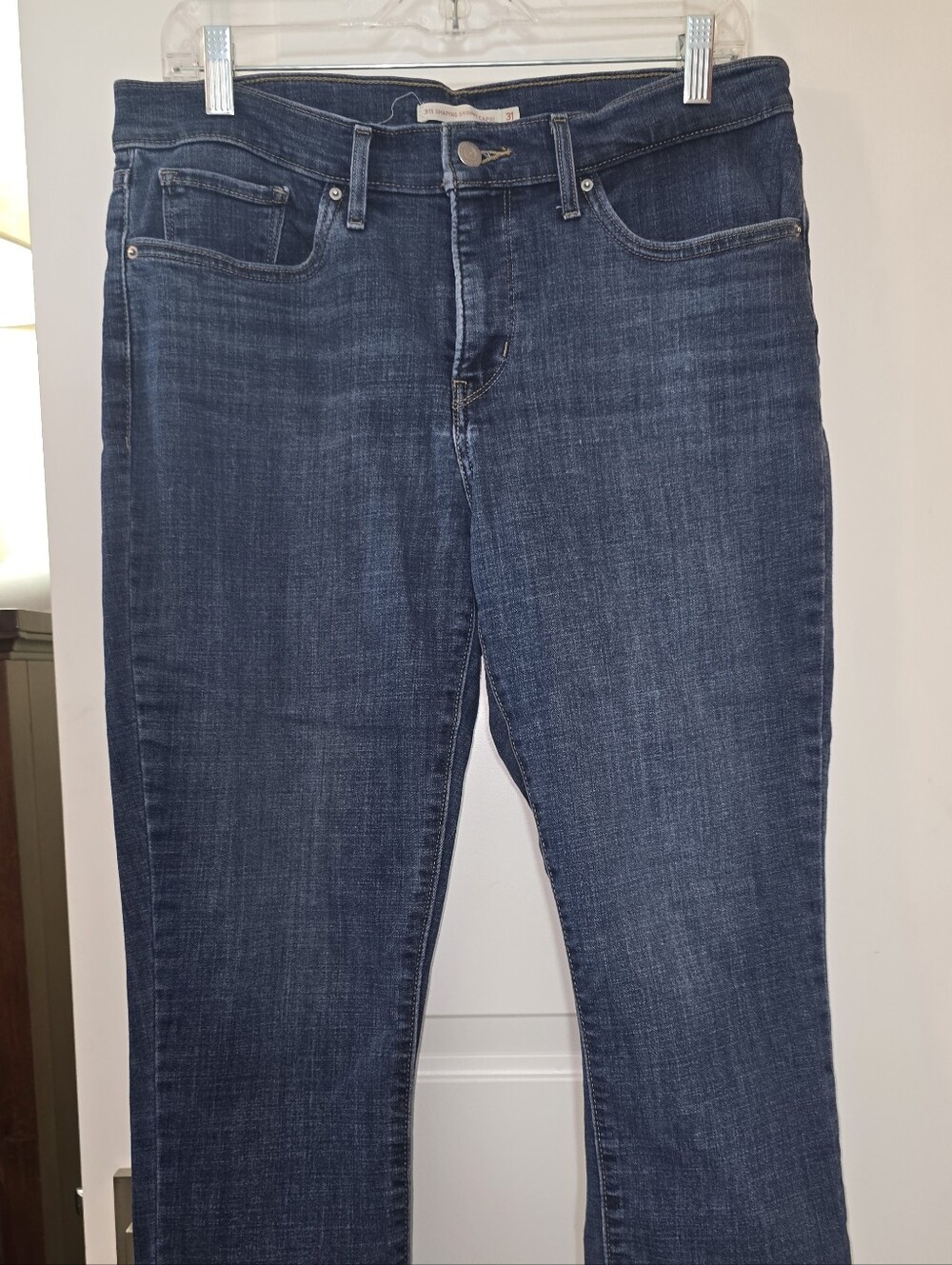 Levi's 311 Shaping Skinny Capri Jeans Size 31 Dark Wash Stretch